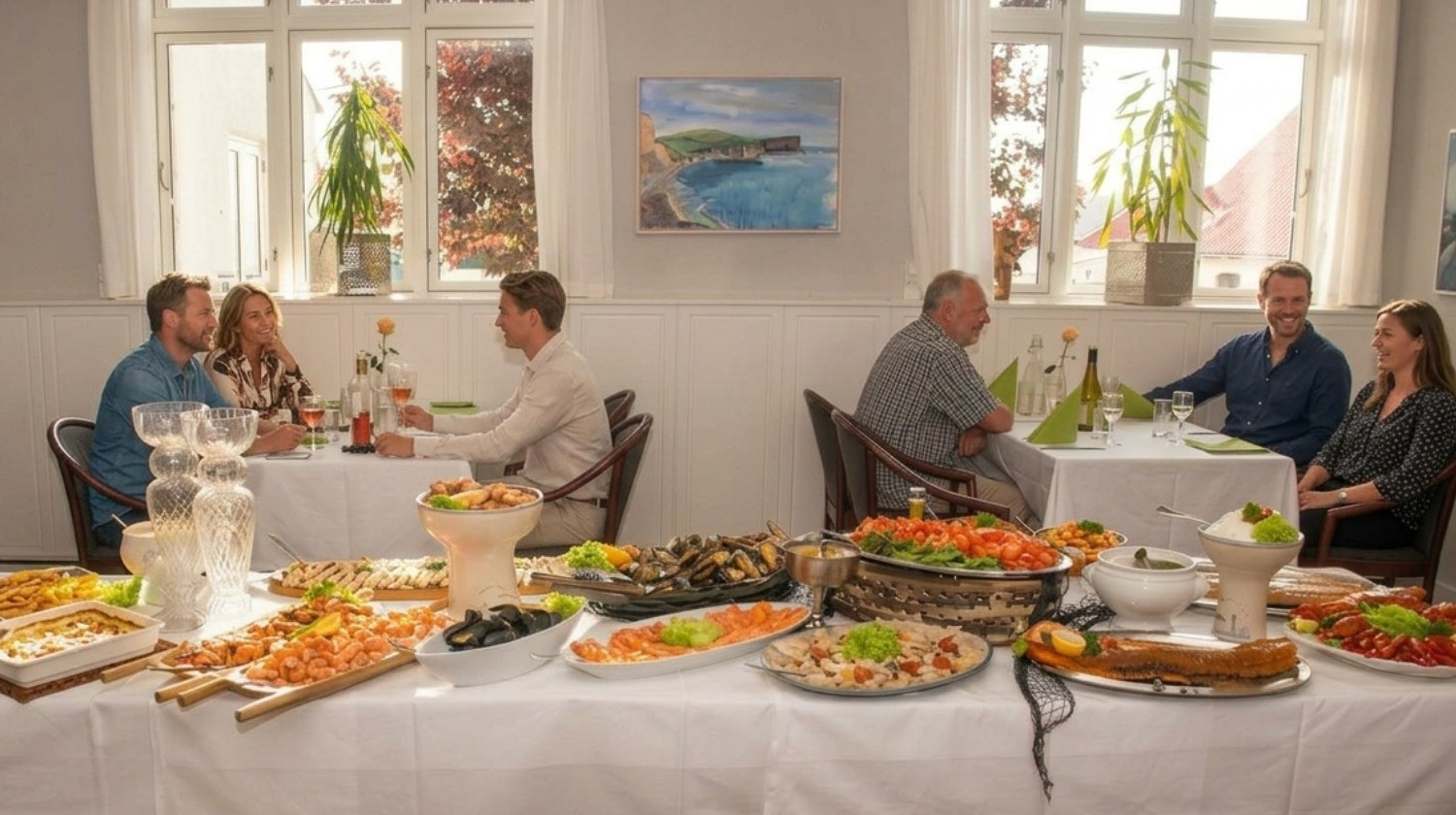 Bagenkop Kro - Ophold med lækker fiskebuffet og vin - 4